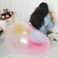 儿童玩具休闲娱乐弹力球TPR大泡泡球充气球 圆形透明bubble ball